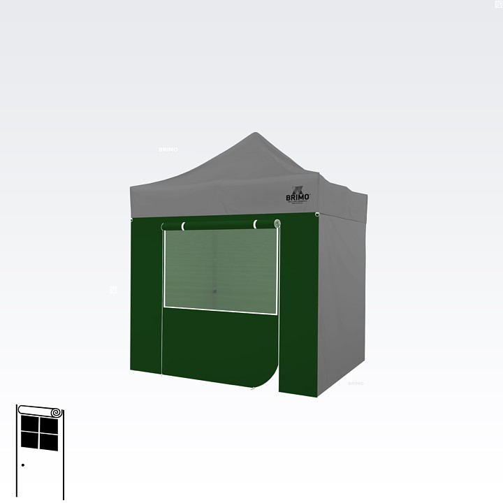 2m vägg till paviljongen