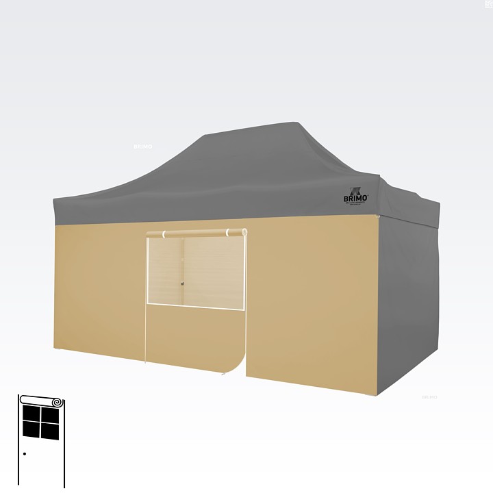 4,5m vägg med fönster