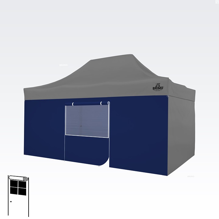 4,5 m vägg för ett trädgårdstält
