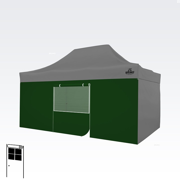 4,5 m vägg med dörr