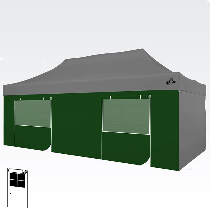 6m 3+3 vägg till paviljongen