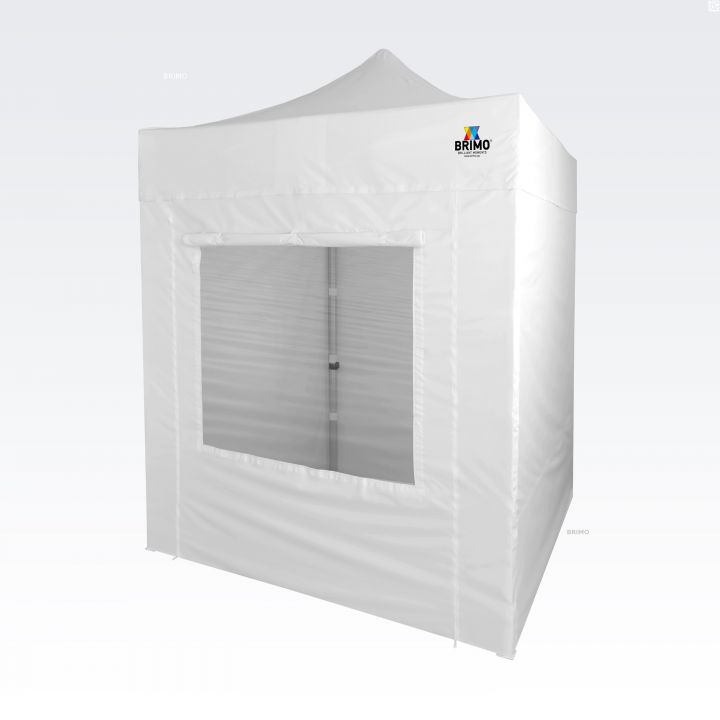 2m vägg med dörr och fönster