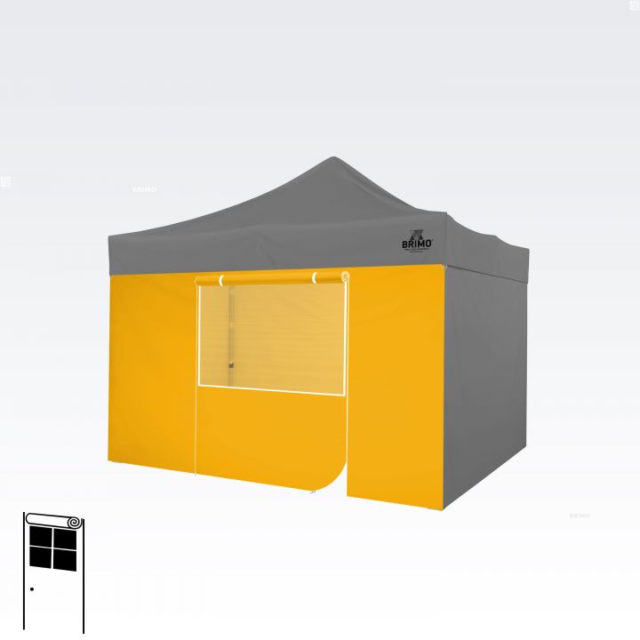 4m vägg med fönster