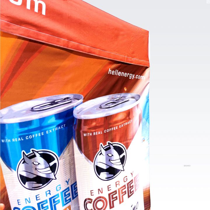 Fällbart saxtält för marknader