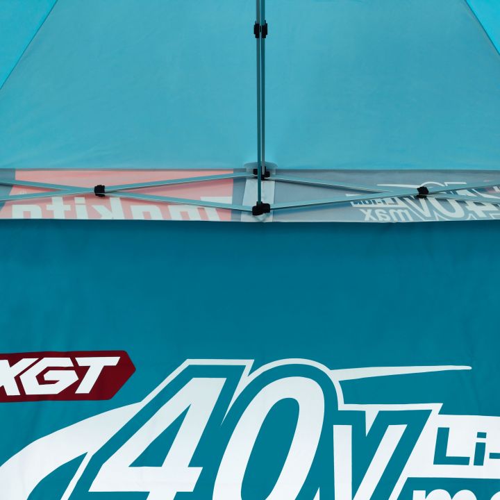 Saxfällbart tält för reklamevenemang med möjlighet till anpassning