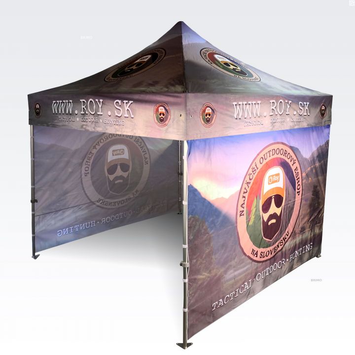 Fällbart saxtält för utomhusevenemang med möjlighet till snabb montering