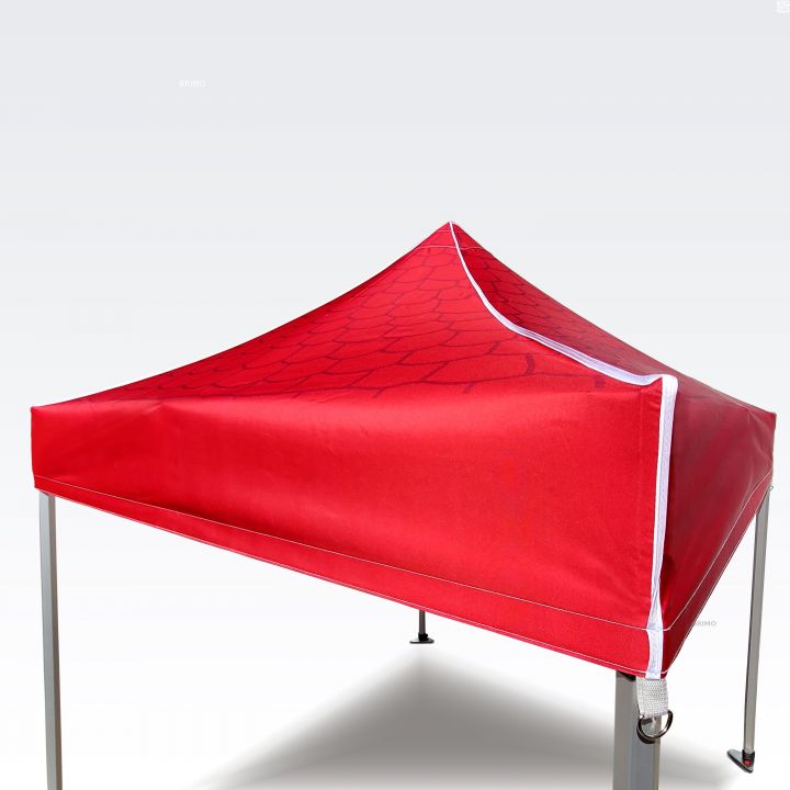 Saxfällbart tält med slitstarka sidoväggar för festivaler