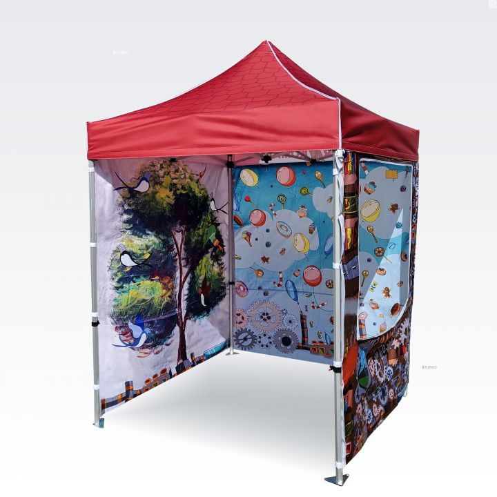 Utomhus partytält för marknader