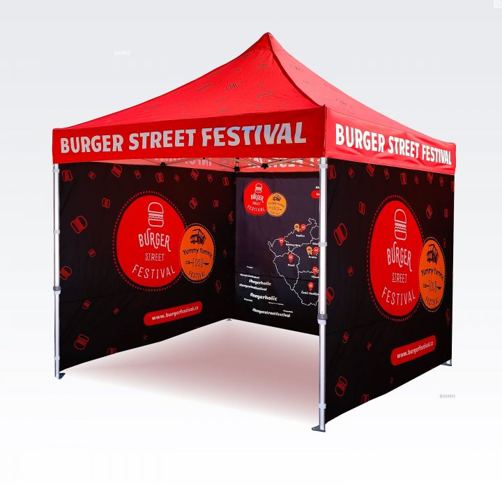 Utomhus partytält med snabb montering och demontering