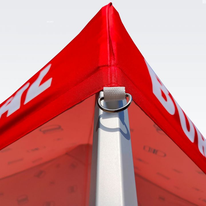 Utomhus partytält med integrerad belysning