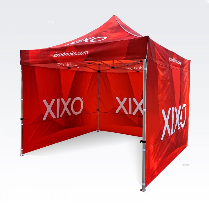 Utomhus partytält med möjlighet att hänga banderoller