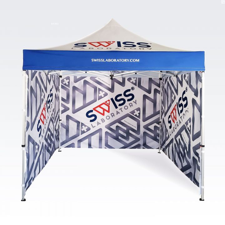 Utomhus partytält för födelsedagskalas med solskydd