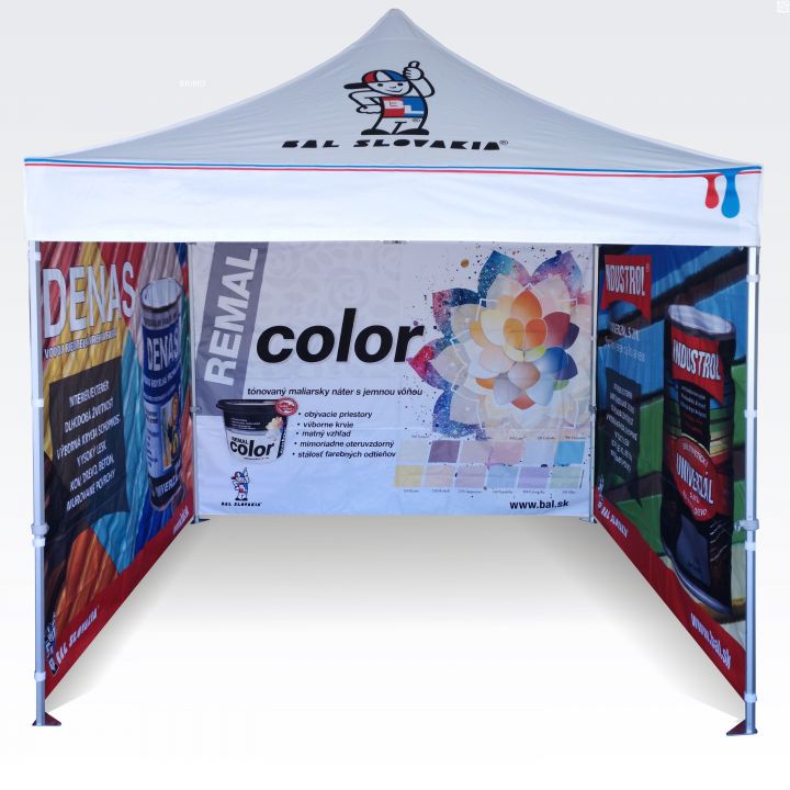 Slitstarkt partytält för festivaler