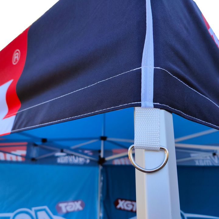 Slitstarkt partytält med möjlighet till logotyptryck