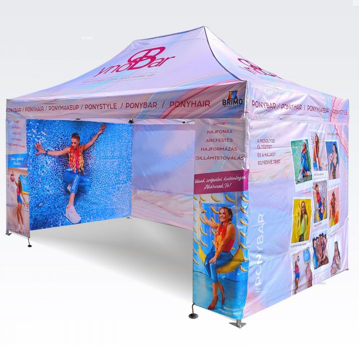 Slitstarkt partytält för marknadsföringsevenemang utomhus