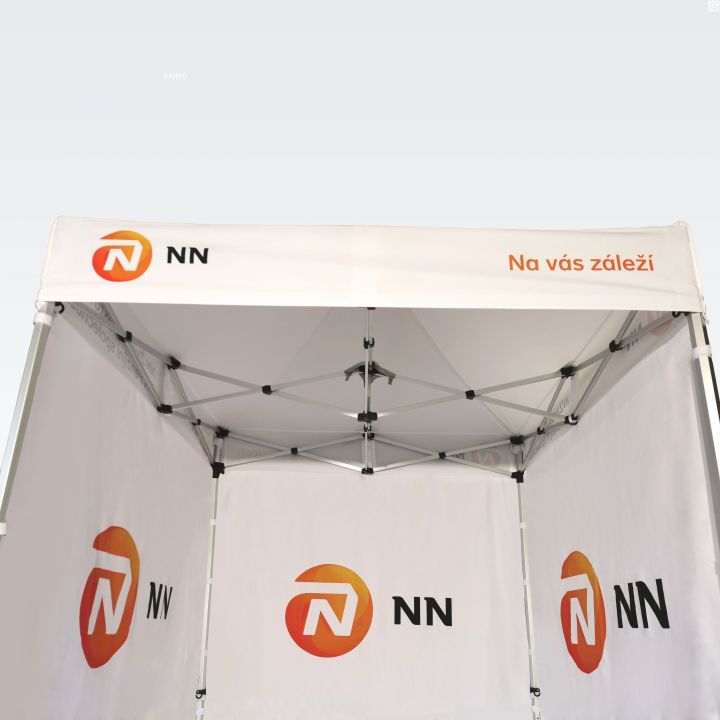 Slitstarkt partytält för kampanjer med möjlighet att anpassa storleken