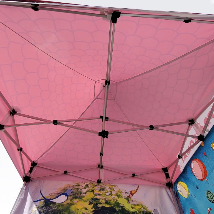 Vattentätt hopfällbart tält med skydd mot UV-strålning och regn