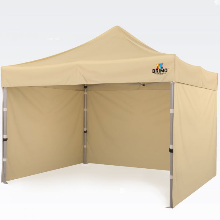 Kampanjtält för festivaler med reklam