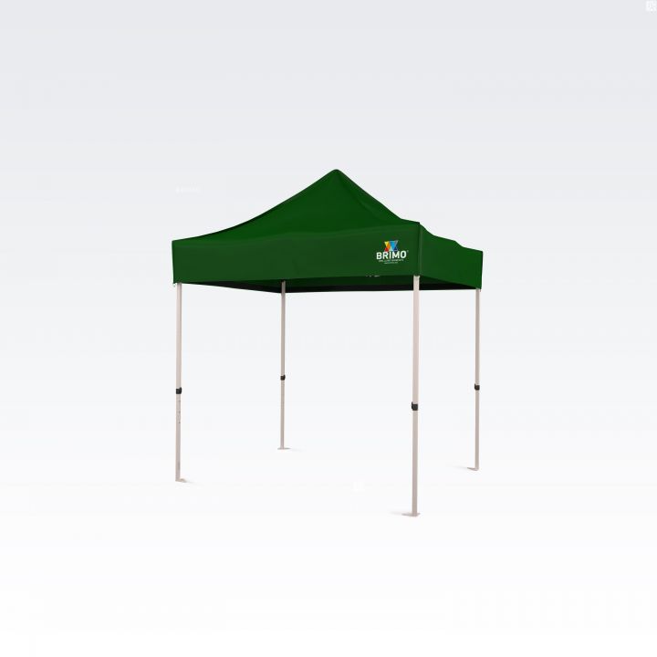 Marknadstält med sidoväggar för marknaden