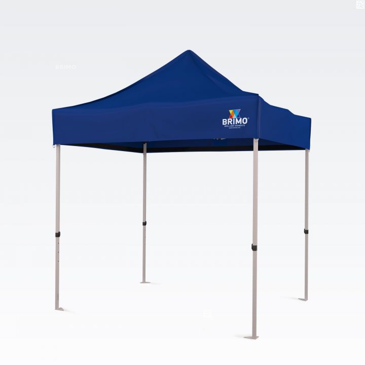 Hopfällbart tält med sidoväggar och fönster