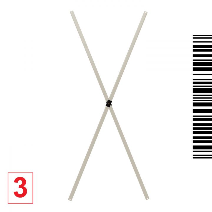 Ett hopfällbart tält med snabbvikbar struktur